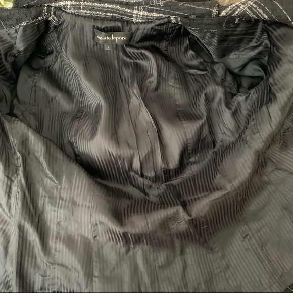 Nanette Lepore Plaid Peplum Blazer - Picture 13 of 16